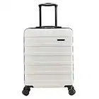 Cabin Max Anode 55x40x20 cm Valise à Main légère avec Coque Rigide - 4 Roues, Serrure à Combinaison, Blanc, 55 x 40 x 20 cm 40L