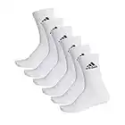 adidas Cush CRW 6PP Chaussettes Mixte Adulte, Blanc, FR : S (Taille Fabricant : S)