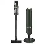 SAMSUNG Bespoke Jet Cordless Stick Vacuum Cleaner with All in One Clean Station, Powerful Floor Cleaning for Carpet, Hardwood, Tile, Lightweight, HEPA Filtration, Woody Green
