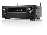 DENON AVR-X4800H 9.4-Ch Receiver (2022 Model) - 8K UHD Home Theater AVR (125W X 9) Built-in Bluetooth, Wi-Fi & HEOS Multi-Room Streaming, Dolby Atmos, DTS:X Pro, IMAX Enhanced & Auro 3D Black