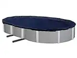 Blue Wave Bronze 8-Year 12-ft x 20-ft Oval Above Ground Pool Winter Cover