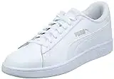 PUMA Unisex Adults' Fashion Shoes SMASH V2 L Trainers & Sneakers, PUMA WHITE-PUMA WHITE, 41