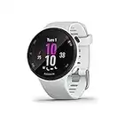 Garmin Forerunner 45S Small GPS Running Watch, with running features, White Band