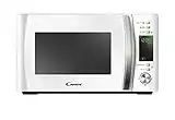 Candy X-Range CMXG20DW, Microondas con Grill, 20L, 700W, 5 Niveles Potencia, Digital, 40 Programas, Bloqueo Seguridad, Plato 25,5CM, Grill Rack, Express Cooking, Temporizador, App simply-Fi, Blanco