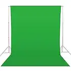 MOUNTDOG Green Screen Backdrop 6.5 x 10 ft Photography Studio Background Screen for Photos