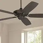 Casa Vieja 52" Journey Rustic Farmhouse Indoor Ceiling Fan with Remote Control Oil Rubbed Bronze for Living Kitchen House Bedroom Family Dining Home Office Kids Room