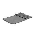 Umbra Udry mini Escurridor de platos, Gris carbón