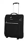 travelite 2 Rad Handgepäck Koffer mit Schloss erfüllt IATA Bordgepäck Maß, Gepäck Serie CABIN: Kompakter Weichgepäck Trolley, 52 cm, 39 Liter