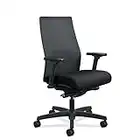 HON Ignition 2.0 Ergonomic Office Chair Mesh Back with Synchro-Tilt Recline, Lumbar Support, Swivel Wheels - Comfortable Home Office Desk Chairs for Long Hours & Computer Task Work - Executive Black