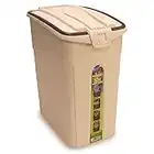 Arquivet Contenedor hermético para pienso de perros o gatos, Hasta 14 litros, 5 Kg, Cubo para guardar la comida de nuestra mascota, Incluye pala dosificadora, Caja para almacenar pienso (2472)