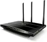 TP-Link AC1750 Dual Band Wireless AC Gigabit Router, 2.4GHz 450Mbps + 5Ghz 1300Mbps, 1 USB 2.0 Port, IPv6, Guest Network, WPS (Archer C7), Black