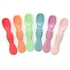 PrimaStella Silicone Chew Spoon Set for Babies and Toddlers | Safety Tested | BPA Free | Microwave, Dishwasher and Freezer Safe