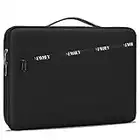 NEWHEY Laptop Sleeve 13.3-14 Inch Laptop Case Waterproof Resistant Carrying Case Lightweight Laptop Cover Protective Computer Case with Handle for Dell, HP, Lenovo, Acer, Asus, Black