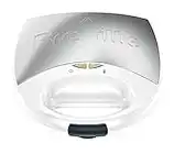 Breville VST083 Sandwich Toaster and Toastie Maker, 2-Slice, Non-Stick, 750 W, White and Stainless Steel