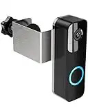 Blink Doorbell Mount No Drill, Stouchi Anti Theft Blink Video Doorbell Camera Mount for Apartments, Doorbell Mount Bracket Holder Kit, Doorbell Security System Accessories, Not Block Doorbell Sensor