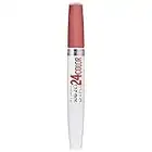 Maybelline Super Stay 24, 2-Step Liquid Lipstick, Long Lasting Highly Pigmented Color with Moisturizing Balm, Frosted Mauve, Mauve Pink, 1 oz