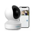 Reolink WLAN IP Kamera Indoor Schwenkbar, 2K 3MP Hund Haustier Kamera Babyphone, 2,4 GHz WLAN Überwachungskamera Innen, Zwei-Wege-Audio, Baby Monitor mit Personen-/Haustiererkennung, E1