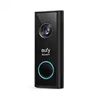 eufy Security, Video Timbre Inalámbrico Adicional (Alimentado por batería) con 2K HD, IA en el Dispositivo para detección Humana, Audio bidireccional, utoinstalación Sencilla, Necesita HomeBase 2