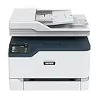 Xerox C235 Multifunzione Laser A4 Colore - Copia/Stampa/Scansione/Fax, 22ppm, Wireless con Stampa Fronte Retro, Pannello Touch a Colore, White/Blue