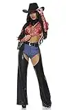 Forplay Saddle Up Sexy Cowgirl Costume Red
