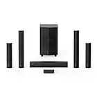 Enclave CineHome PRO - 5.1 Wireless Plug and Play Home Theater Surround Sound System - THX, Dolby, DTS WiSA Certified - Includes 5 Active Wireless Speakers, 10-inch Subwoofer & CineHub Transmitter