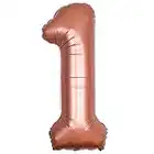 Huge Retro Brown Balloon Number 1,40 Inch Coffee Mocha 1st Brown Mylar Foil Helium Decoration Balloons,Dark Brown 1 Chocolate Balloon For Anniversary Party Decors,1 Year Old Boy Girl Birthday