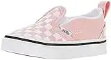 Vans Slip-ON V (Checkerboard) Powder Pink/True White Size Toddler Size 6