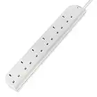 Belkin E-Series 6 Plug SurgeStrip Surge Protected Extension Lead - 3 m, White