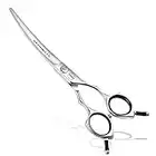 HASHIMOTO Curved Scissors for Dog Grooming,Light Weight,Pet Grooming Shears,Designed for Right and Left handers.