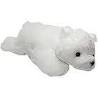 Almohadas de grano 40x20x10cm Oso polar Peluche + Almohada de semillas de uva Blanco Peluche para la terapia de frío y calor Almohadilla térmica apta