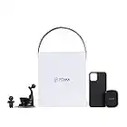 PITAKA Car Charging Kit for iPhone 12 Mini, with Durable Phone Case and Magnetic Wireless Car Mount, Includes Type-C Charging Cable, Vent Mount, and Dashboard Mount