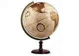 Replogle Superior- Bronze Metallic Desktop World Globe, Raised Relief (12"/30cm Diameter) Made in USA