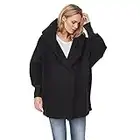 Noisy May Nmcuddle L/S Coatigan Cappotto, Nero, XL Donna