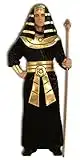 Forum Novelties Men's Pharaoh Costume, Black/Gold, Large