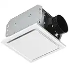 Homewerks 7140-110 Bathroom Fan Ceiling Mount Exhaust Ventilation, 2.5 Sones, 110 CFM, White