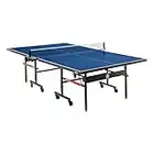 STIGA Advantage Competition-Ready Indoor Table Tennis Tables 95% Preassembled Out of the Box with Easy Attach and Remove Net - Multiple Styles Available