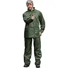 Traje impermeable Mil-Tec, color negro, Hombre, color verde, tamaño XXXXL