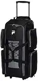 Fila 32" Large Lightweight Rolling Duffel Bag, Black, One Size