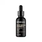 Gentlehomme Vitamin C Day & Night Facial Serum for Men with Hyaluronic Acid, & Vitamin E - Brighten, Revive & Soften Face - Mens Anti-Aging, Dark Circles Solution For All Skin Types - 1 Oz - Unscented