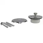 Danco 89239 89239-Kit di scarico universale per vasca da bagno con troppopieno, nichel spazzolato, Brushed Nickel