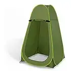 Denny International Portable Outdoor Instant Pop Up Tent For Privacy Camping Shower, Toilet & Changing Room (Green)