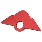 Modèles de Routeur de Gabarit de Rayon Modèles de Routage de Rayon D'angle en alliage D'aluminium Rouge Pour La Coupe de Fraisage Du Bois R20 R30 R40(R20)