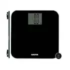 Salter Max Capacity 250 kg Digital Bathroom Scales ââ‚¬â€œ Easy Read Display Large Platform for More Foot Room Step-On for Instant Weight Reading Carpet Feed for Accuracy on Uneven Floors - Black