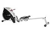 XS Sports R110 Home Rowing Machine-Folding with Adjustable Resistance-Fitness Rower (Silver)