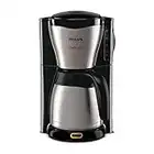 Philips Domestic Appliances HD7546/20 Gaia Filter-Kaffeemaschine mit Thermo-Kanne, schwarz/metall