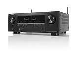 Denon AVR-S970H 8K Ultra HD 7.2 Channel (90Watt X 7) AV Receiver 2020 Model - Built for Gaming, Music Streaming, 3D Audio & Video, Alexa + HEOS, Black