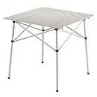Coleman Outdoor Compact Folding Table, Sturdy Aluminum Camping Table with Snap-Together Design, Seats 4 & Carry Bag Included; Great for Camping, Tailgating, Grilling, & More