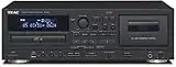 Teac AD-850 - Reproductor Cassette y CD, Negro