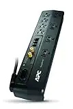 APC 8-Outlet Surge Protector 2525 Joules with Telephone, DSL and Coaxial Protection, SurgeArrest (P8VT3)