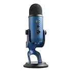 Logitech for Creators Blue Yeti Micrófono Condensador USB para Grabación, Streaming, Gaming, Podcasting, Azul